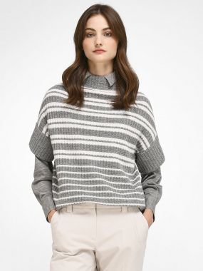 Пуловер из шерсти и кашемира