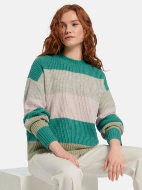 Пуловер с круглым вырезом из 100% кашемира