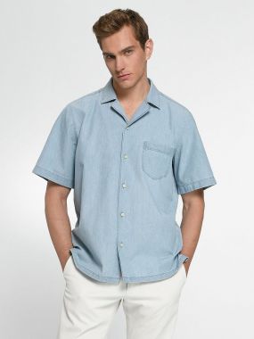 Джинсовая рубашка - модель "Rayer"