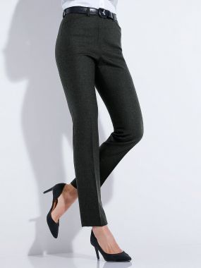 Облегающие брюки из фланели - модель NANCY