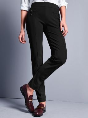 Узкие брюки с декоративной строчкой - модель OTTI