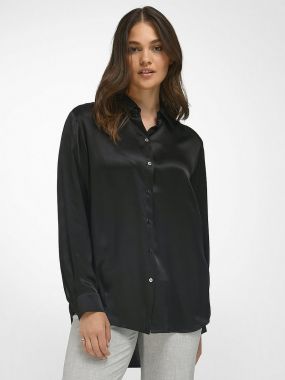 Удлиненная шелковая блузка