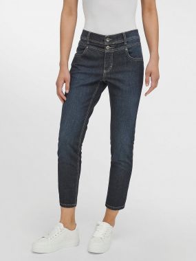 Облегающие джинсы по щиколотку - модель Ornella Button